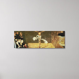 Martin Luther's Sermon Canvas Print