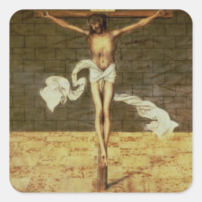 Martin Luther's Sermon Square Sticker (Front)