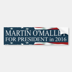 Martin O'Malley for President 2016 Bumper Sticker
