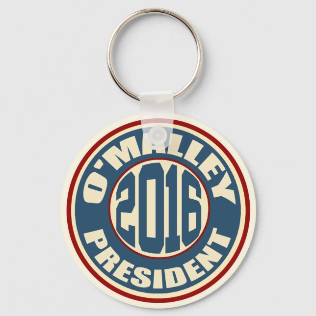 Martin O'Malley President 2016 Key Ring (Front)