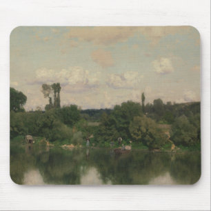 Martin Rico y Ortega - On the Seine Mouse Mat