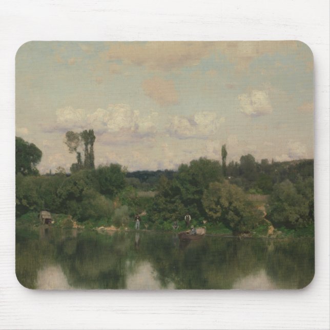 Martin Rico y Ortega - On the Seine Mouse Mat (Front)