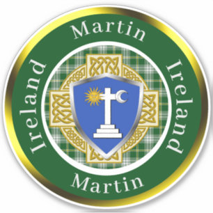 Martin Shield & Celtic Cross Personalized