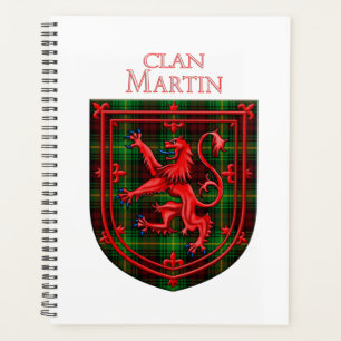 Martin Tartan Scottish Plaid Lion Rampant Planner