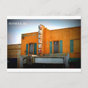 MARTIN THEATER - EUFAULA, ALABAMA POSTCARD
