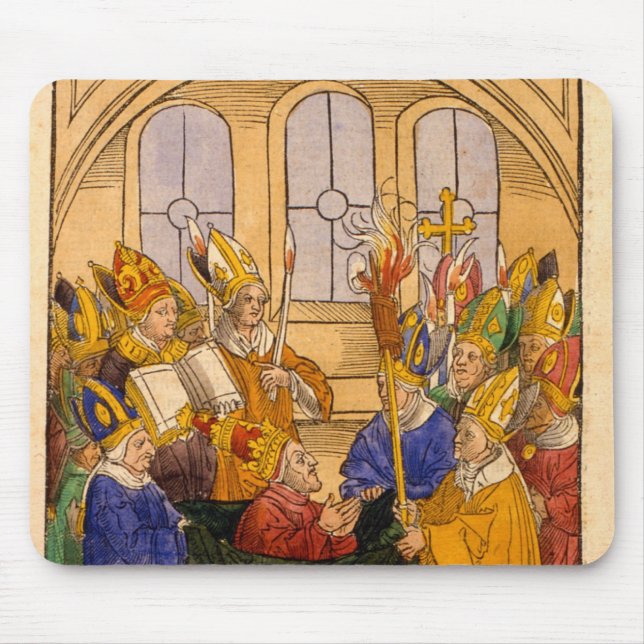 Martin V is installed as Pope Mouse Mat (Front)