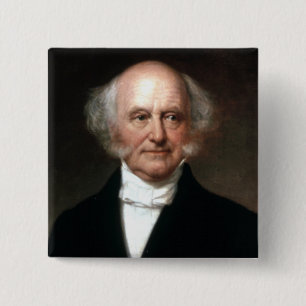 Martin Van Buren 15 Cm Square Badge