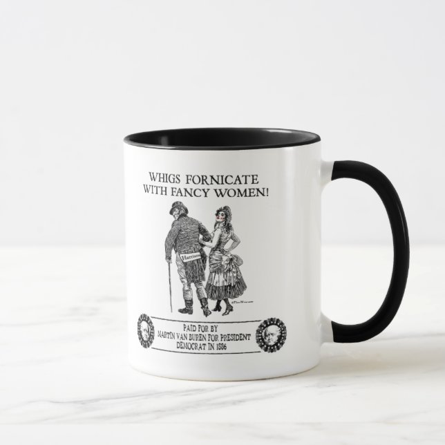 Martin Van Buren 1836 Campaign Mug (Right)
