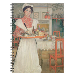 Martina Carrying Breakfast on a Tray, 1904 Notebook