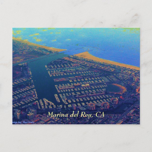 Martina del Rey, Marina del Rey, CA Postcard (Front)