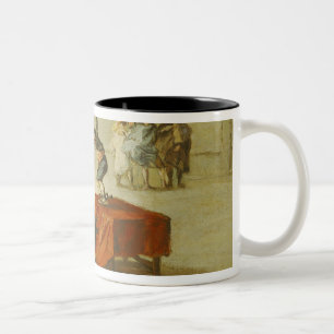 Martincho's Other Folly in the Bull Ring Two-Tone Coffee Mug