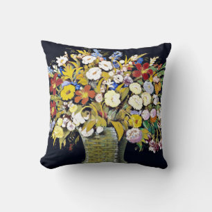 Martinez - Arregio Floral, fine art painting Cushion