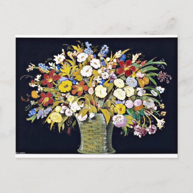 Martinez - Arregio Floral, fine art painting Postcard (Front)