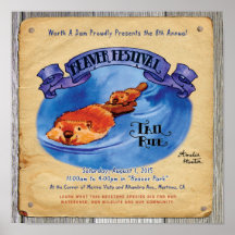 Martinez Beaver Festival Tail Ride Poster