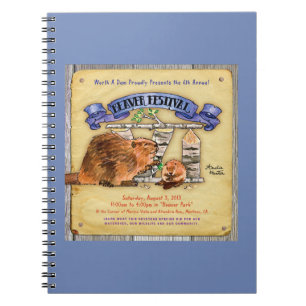 Martinez Beaver Festival VI Mama and Baby Notebook