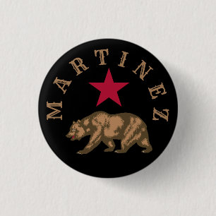 Martinez, California 3 Cm Round Badge