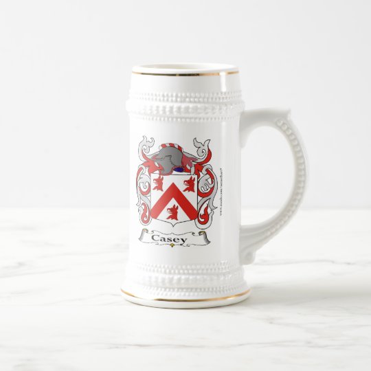 Martinez-Casey dual crest Beer Stein