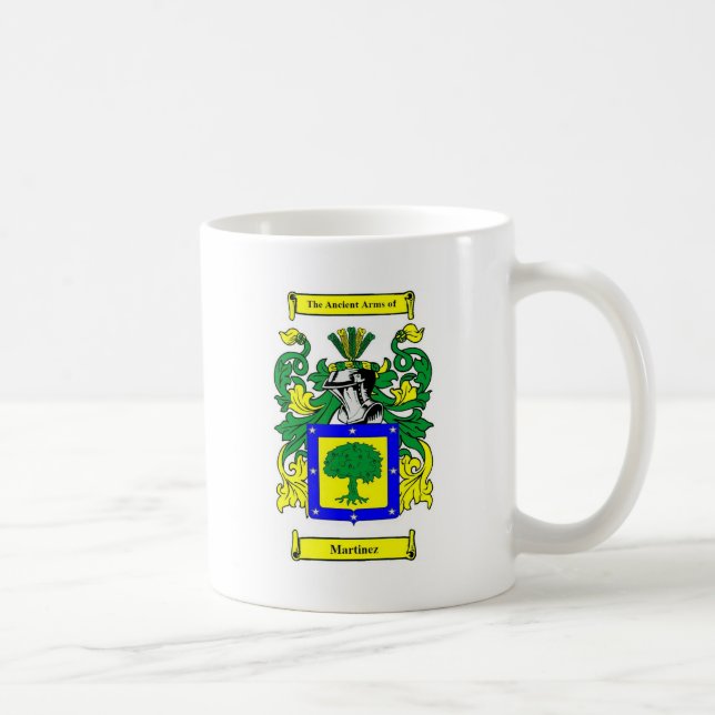 Martinez Coat of Arms Coffee Mug (Right)