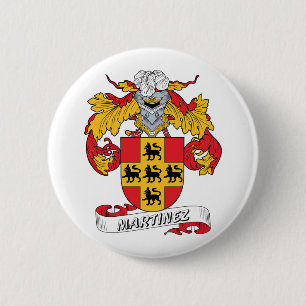 Martinez Family Crest 6 Cm Round Badge