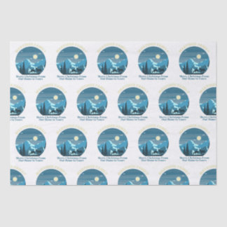 Martinez Family Merry Christmas from Our Home Tissue Paper