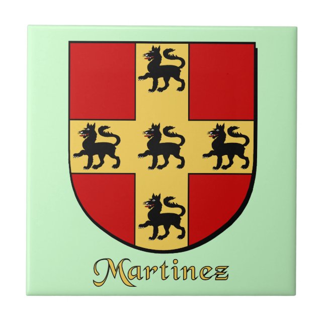 Martinez Family Shield Tile (Front)