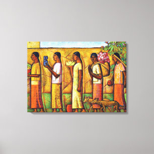 Martinez - On the Way to Market Canvas Print