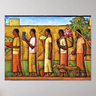 Martinez - On the Way to Market Poster