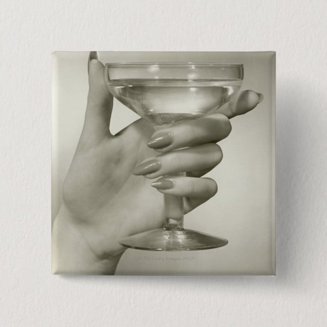 Martini 15 Cm Square Badge (Front)