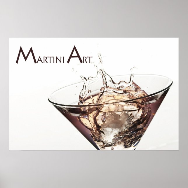 Martini Art Poster (Front)