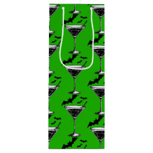 Martini Bats Wine Gift Bag