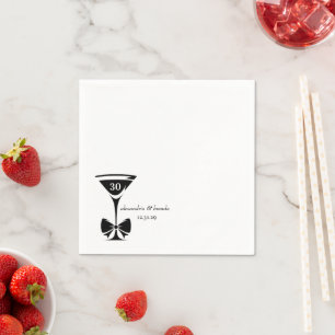 Martini Bow Napkin