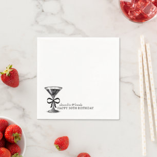 Martini Bow Napkin
