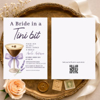 Martini Bride in a Tini Bit QR Code Bridal Shower