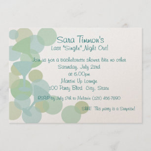 Martini Bubbles Invitation