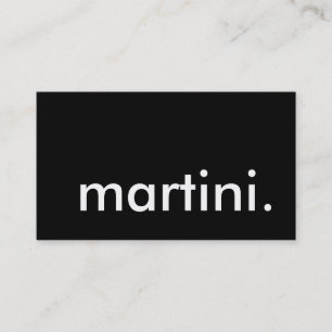 martini. business card