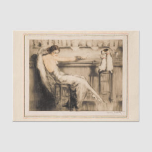 Martini by Louis Icart Tissue Paper