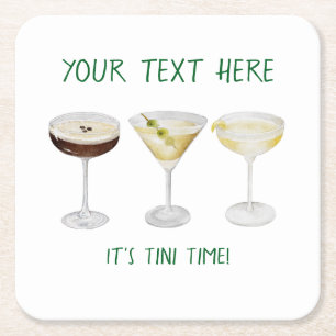 Martini Coasters