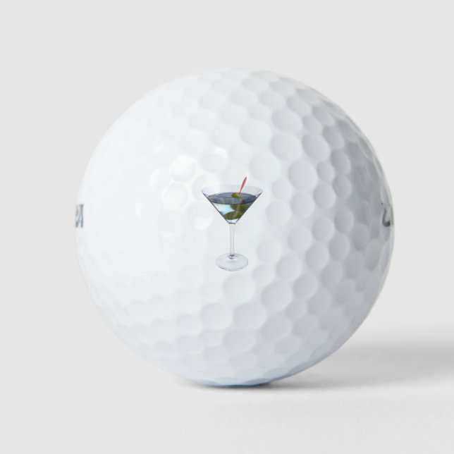 Martini Cocktail Golf Balls (Front)