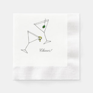 Martini Cocktail Napkin