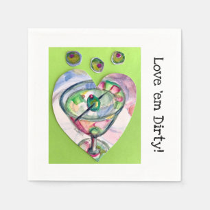 Martini Cocktail Napkins