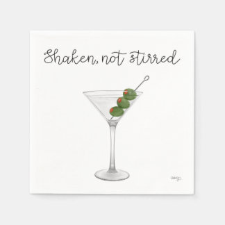 Martini Cocktail Napkins