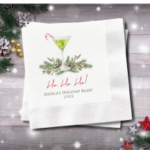 Martini Cocktail Party Custom Candy Cane Martini