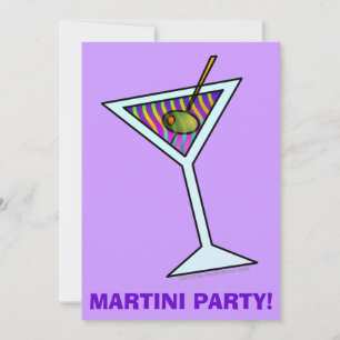 MARTINI - COCKTAIL PARTY INVITATIONS