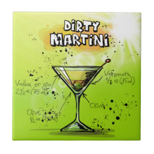 Martini Cocktail Recipe Tile