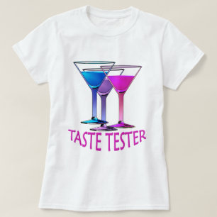 Martini Cocktail Taste Tester Ladies Party T-shirt