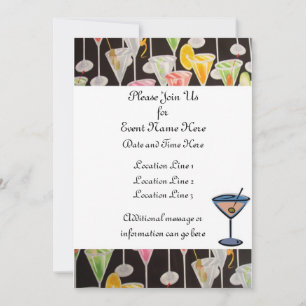 Martini Custom Invites