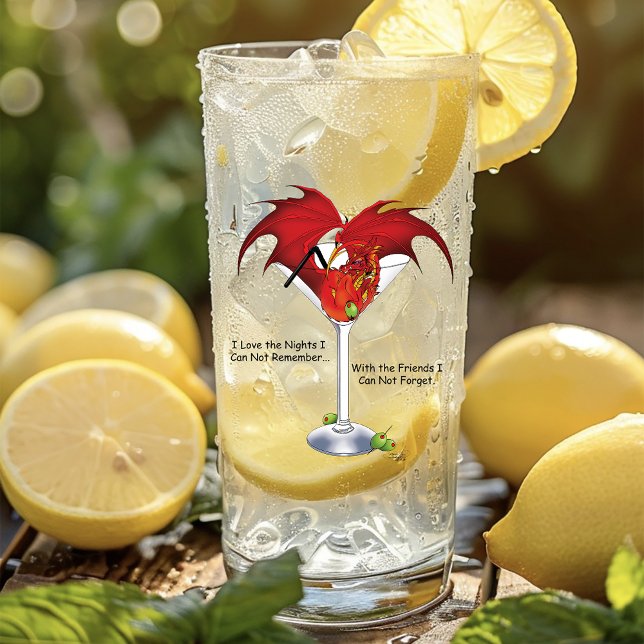 Martini Fantasy Red Dragon Glass (Creator Uploaded)