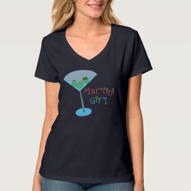 Martini Girl T-Shirt (Front)