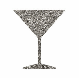 Martini Glass 3D Ornament Photo Sculpture Decoration