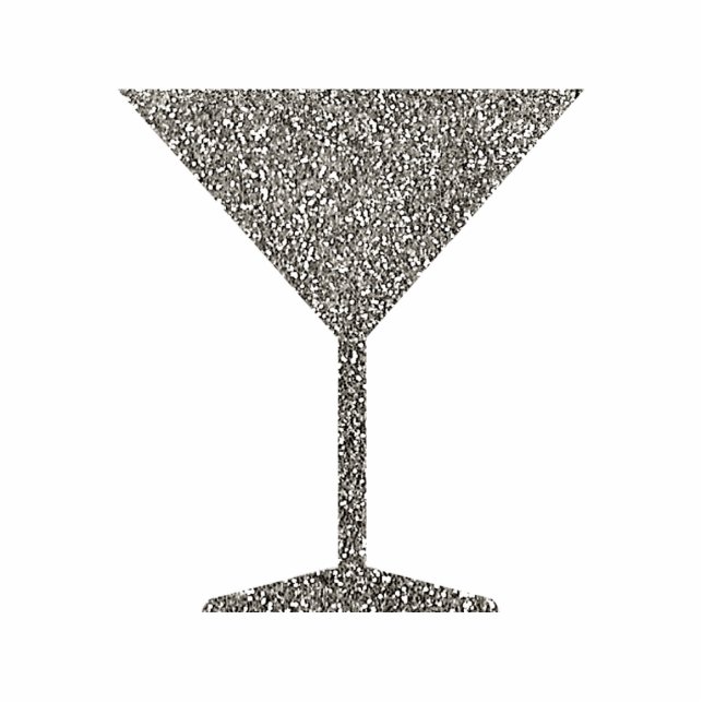 Martini Glass 3D Ornament Photo Sculpture Decoration (Front)